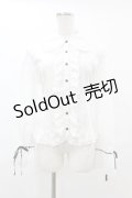 PUTUMAYO / コットンレース丸襟ブラウス  白 H-25-06-24-1029-PT-BL-KB-ZH