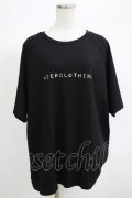 NieR Clothing / 刺繍COTTON CUTSEW  黒 H-25-06-24-052-PU-TO-KB-ZH
