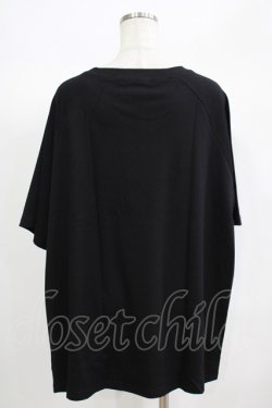 画像3: NieR Clothing / 刺繍COTTON CUTSEW  黒 H-25-06-24-052-PU-TO-KB-ZH