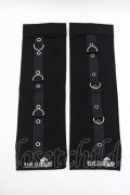 NieR Clothing / ロゴプリントアームカバー  黒 H-25-06-24-060-PU-ZA-KB-ZH