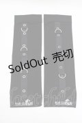 NieR Clothing / ロゴプリントアームカバー  黒 H-25-06-24-060-PU-ZA-KB-ZH