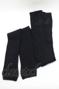 NieR Clothing / 刺繍リブニットカバー  黒 H-25-06-24-062-PU-ZA-KB-ZH