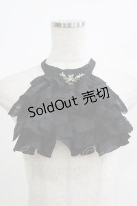 Sheglit / "Victorian"ローズジャボ  黒 H-25-06-24-064-EL-ZA-KB-ZH
