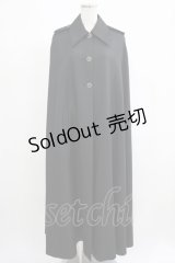 ATELIER BOZ / ロングマント  黒 H-25-06-24-016-EL-CO-KB-ZT-C063