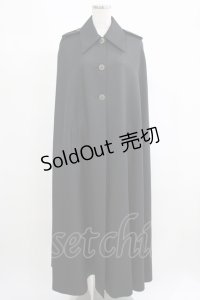 ATELIER BOZ / ロングマント  黒 H-25-06-24-016-EL-CO-KB-ZT-C063