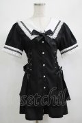 NieR Clothing / セーラー襟セットアップ F 黒 H-25-06-24-022-PU-OP-KB-ZH