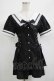 画像1: NieR Clothing / セーラー襟セットアップ F 黒 H-25-06-24-022-PU-OP-KB-ZH (1)