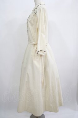 画像2: Jane Marple Dans Le Salon / Clover embroidery dress  バニラ H-25-06-25-028-JM-OP-KB-ZH