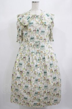 画像1: Jane Marple / Bonjourナーサリードレス  アイボリー H-25-06-25-029-JM-OP-KB-ZH