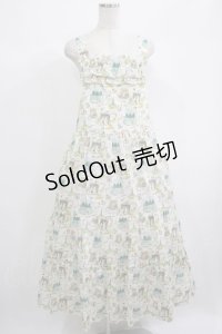 Jane Marple / Bonjourティアードドレス  アイボリー H-25-06-25-030-JM-OP-KB-ZH