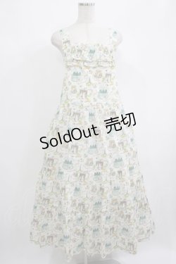 画像1: Jane Marple / Bonjourティアードドレス  アイボリー H-25-06-25-030-JM-OP-KB-ZH