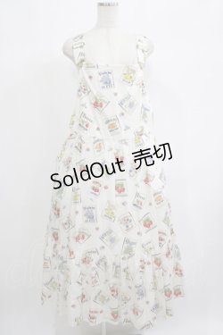 画像1: Jane Marple / My favorite labelsサロペットスカート  オフ H-25-06-25-032-JM-OP-KB-ZH