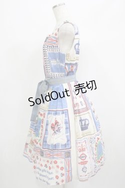 画像2: Jane Marple / Here's to the Queenスクエアドレス  アイボリー H-25-06-25-033-JM-OP-KB-ZH