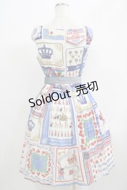 画像3: Jane Marple / Here's to the Queenスクエアドレス  アイボリー H-25-06-25-033-JM-OP-KB-ZH