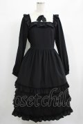 Melody BasKet / Shiny dot dress L ブラック H-25-06-25-036-LO-OP-KB-ZH