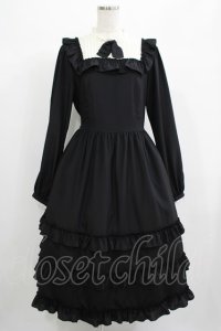 Melody BasKet / Shiny dot dress L ブラック H-25-06-25-036-LO-OP-KB-ZH