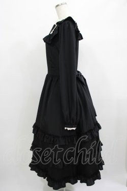 画像2: Melody BasKet / Shiny dot dress L ブラック H-25-06-25-036-LO-OP-KB-ZH