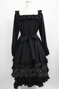 画像3: Melody BasKet / Shiny dot dress L ブラック H-25-06-25-036-LO-OP-KB-ZH