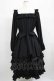 画像3: Melody BasKet / Shiny dot dress L ブラック H-25-06-25-036-LO-OP-KB-ZH (3)