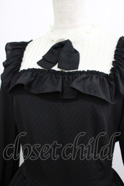画像4: Melody BasKet / Shiny dot dress L ブラック H-25-06-25-036-LO-OP-KB-ZH