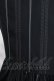 画像4: Jane Marple Dans Le Salon / ストライプワンピース  黒 H-25-06-25-038-JM-OP-KB-ZH (4)