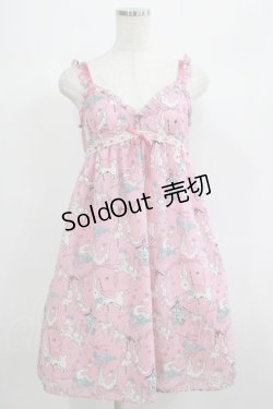 画像1: Emily Temple cute / 遊園地ノースリーブワンピース  ピンク H-25-06-25-045-ET-OP-KB-ZH