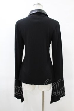 画像2: KILL STAR / VAMP FATALE SHIRT XS ブラック H-25-06-25-1052-SL-TO-KB-ZH