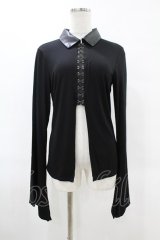 KILL STAR / VAMP FATALE SHIRT S ブラック H-25-06-25-1053-SL-TO-KB-ZH