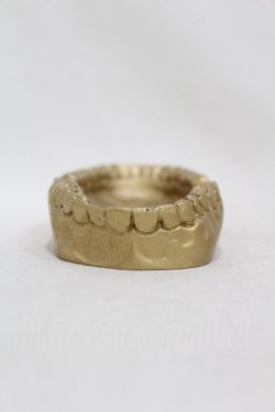 画像1: THE BLACKENED TEETH / Teeth Trinket Tray  ゴールド H-25-06-25-1009-0-ZA-KB-ZH