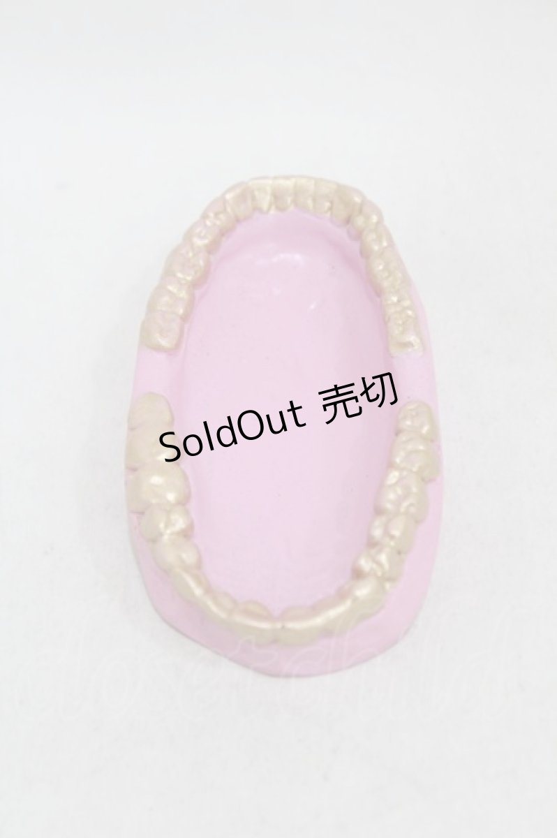 画像2: THE BLACKENED TEETH / Teeth Trinket Tray  ピンク H-25-06-25-1010-0-ZA-KB-ZT-W004 (2)
