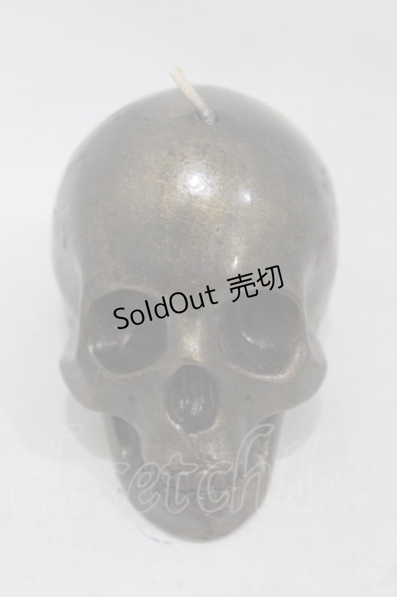 画像1: THE BLACKENED TEETH / Skull Candle  ゴールド H-25-06-25-1014-0-ZA-KB-ZT-W004 (1)
