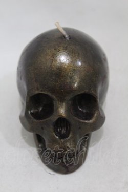 画像1: THE BLACKENED TEETH / Skull Candle  ゴールド H-25-06-25-1014-0-ZA-KB-ZH