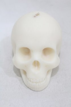 画像1: THE BLACKENED TEETH / Skull Candle  ホワイト H-25-06-25-1015-0-ZA-KB-ZH