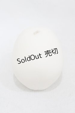 画像2: THE BLACKENED TEETH / Skull Candle  ホワイト H-25-06-25-1015-0-ZA-KB-ZH