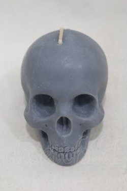 画像1: THE BLACKENED TEETH / Skull Candle  グレー H-25-06-25-1016-0-ZA-KB-ZH