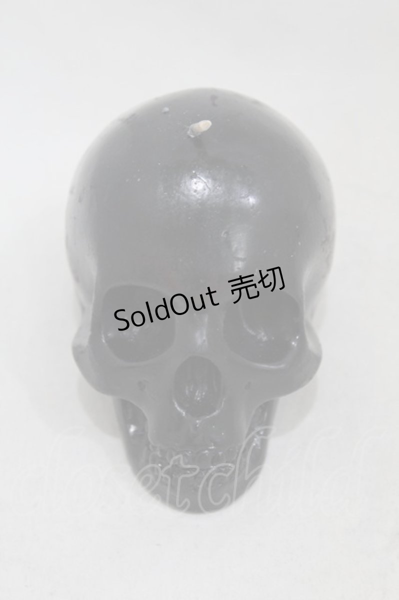 画像1: THE BLACKENED TEETH / Skull Candle  ブラック H-25-06-25-1017-0-ZA-KB-ZT-W003 (1)