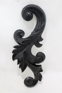 THE BLACKENED TEETH / Filigree Wall Hanging  ブラック H-25-06-25-1019-0-ZA-KB-ZH