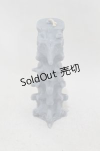 THE BLACKENED TEETH / Spine Candle  グレー H-25-06-25-1020-0-ZA-KB-ZH