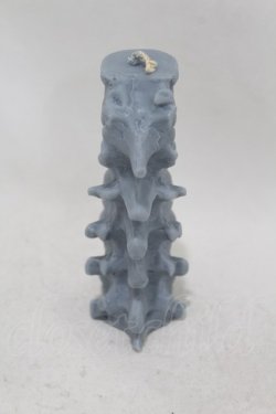 画像1: THE BLACKENED TEETH / Spine Candle  グレー H-25-06-25-1020-0-ZA-KB-ZH
