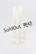 THE BLACKENED TEETH / Spine Candle  ホワイト H-25-06-25-1021-0-ZA-KB-ZH