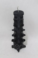 THE BLACKENED TEETH / Spine Candle  ブラック H-25-06-25-1022-0-ZA-KB-ZH