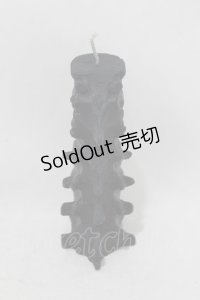 THE BLACKENED TEETH / Spine Candle  ブラック H-25-06-25-1022-0-ZA-KB-ZH