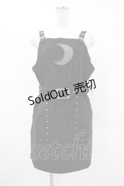 画像1: Restyle / CORDUROY CRESCENT DRESS L ブラック H-25-06-25-1033-GO-OP-KB-ZH