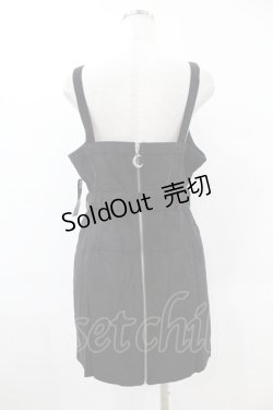 画像2: Restyle / CORDUROY CRESCENT DRESS L ブラック H-25-06-25-1033-GO-OP-KB-ZH