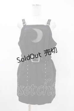 画像1: Restyle / CORDUROY CRESCENT DRESS L ブラック H-25-10-24-002-GO-OP-KB-ZH