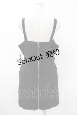 画像2: Restyle / CORDUROY CRESCENT DRESS L ブラック H-25-10-24-002-GO-OP-KB-ZH