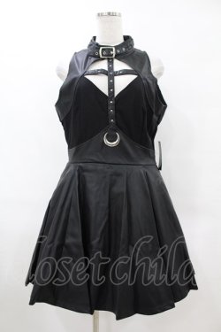 画像1: Restyle / GOTHIC DAVINA BUCKLED DRESS XL ブラック H-25-06-25-1035-GO-OP-KB-ZH
