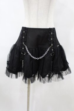 画像1: TRIPP NYC / LOLITA TUTU SKIRT M ブラック×ブラック H-25-06-25-1040-0-SK-KB-ZH