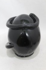 画像2: THE BLACKENED TEETH / Snake Skull Ornament  ブラック H-25-06-25-1004-0-ZA-KB-ZT-W006 (2)