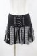 画像1: TRIPP NYC / BO PEEP PLEATED GARTER SKIRT XS 黒×白 H-25-06-25-1042-0-SK-KB-ZH (1)